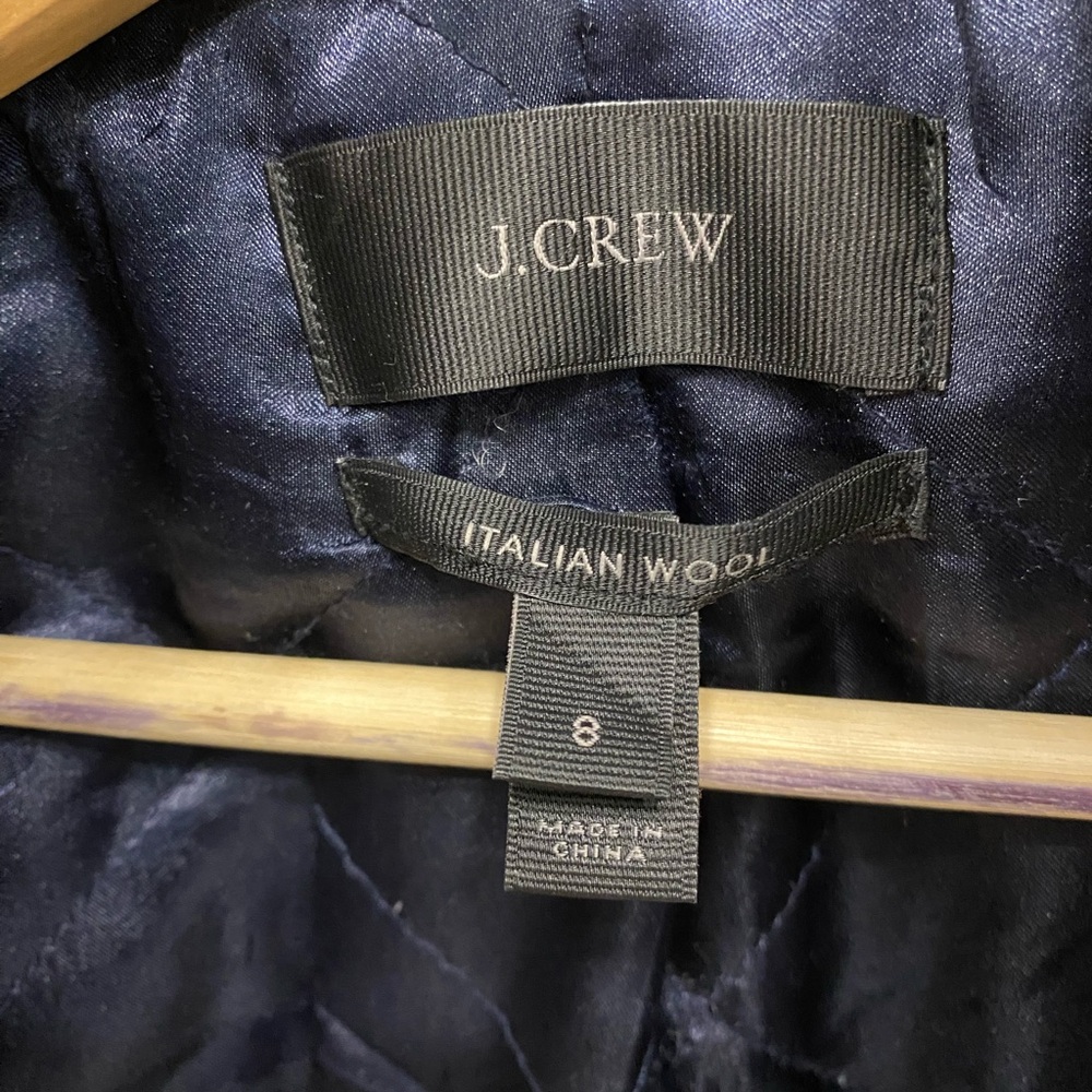 JCrew Italian wool Lodge coat - grey boucle - Picture 3 of 8